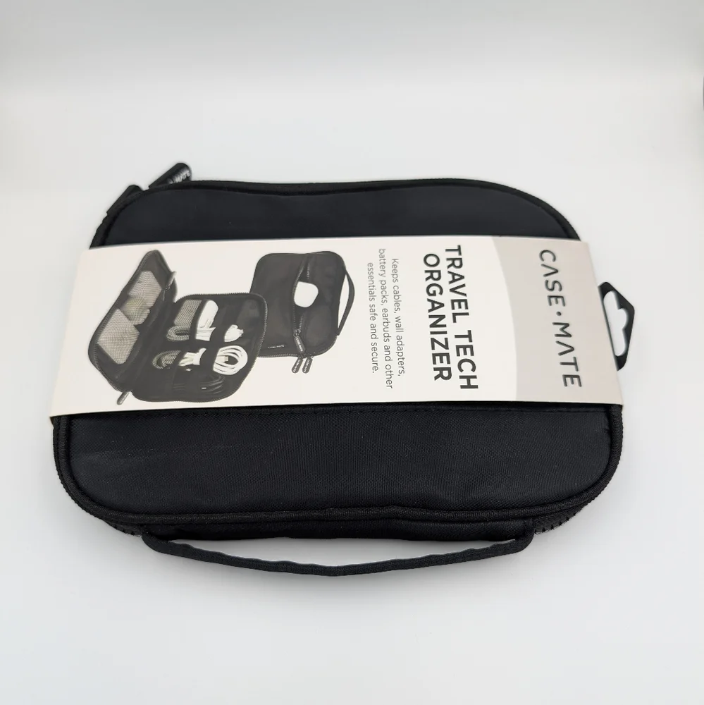 Case-Mate Black Tech Organizer Bag